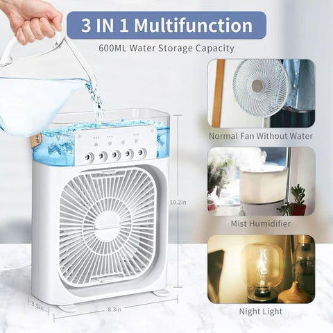 Air Cooling Fan, Personal USB Air Cooler Fan, Mini Air Freshener