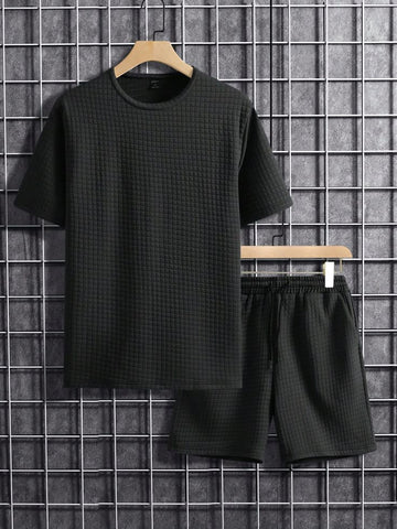 2 pc summer short tracksuit for men and boys