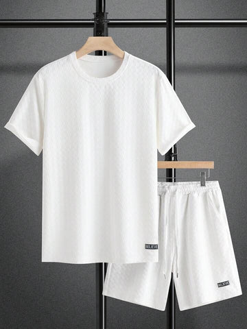 2 pc summer short tracksuit for men and boys