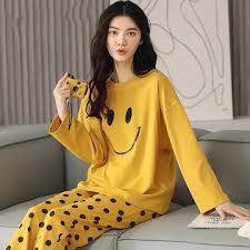 Printed Design Half Sleeves Ladies Night Suit For Womens