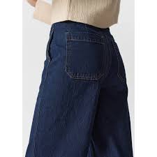 MN Sky Blue Shade Denim jeans pant For Her